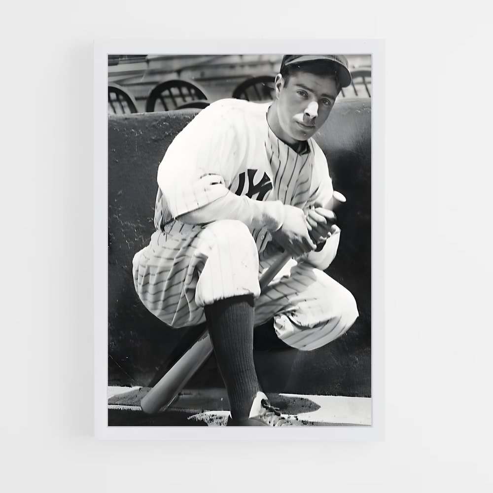 Poster Joe de dimaggio – affiche Baseball (vue 3)
